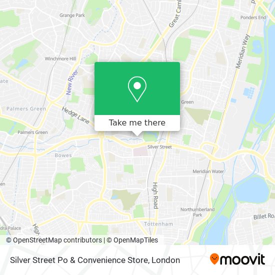 Silver Street Po & Convenience Store map