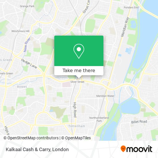 Kalkaal Cash & Carry map