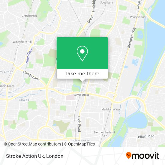 Stroke Action Uk map