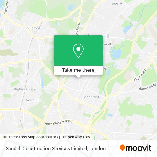 Sandell Construction Services Limited map