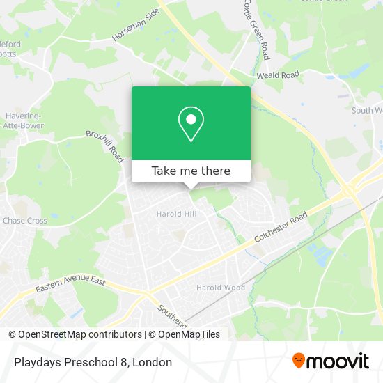 Playdays Preschool 8 map