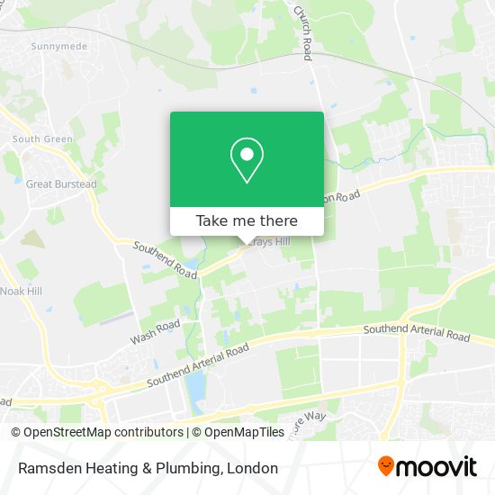 Ramsden Heating & Plumbing map