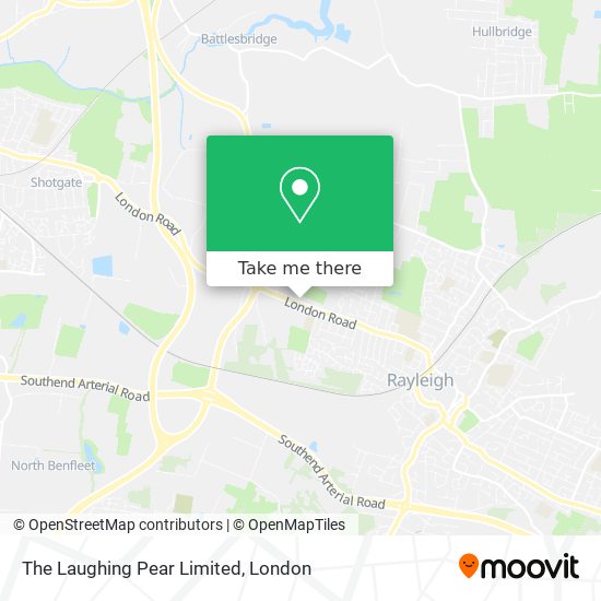 The Laughing Pear Limited map