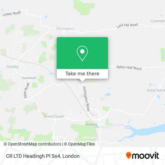 CR LTD Headingh Pl Ss4 map