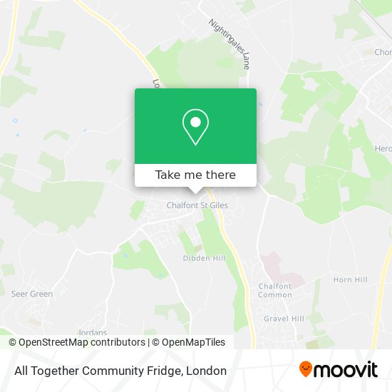 All Together Community Fridge map