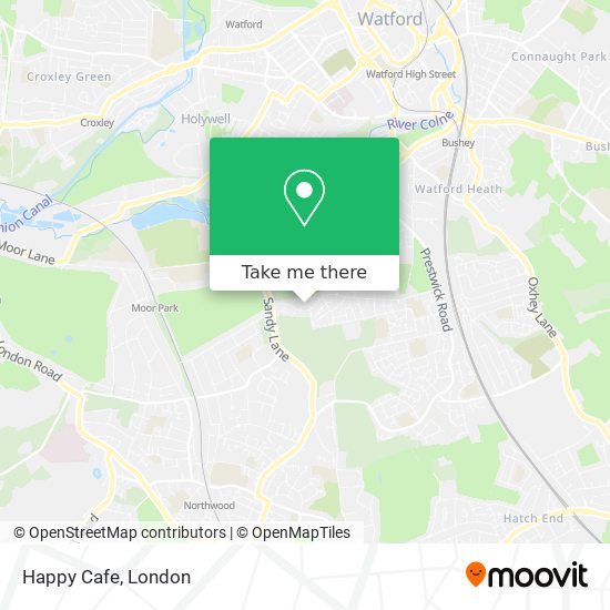 Happy Cafe map