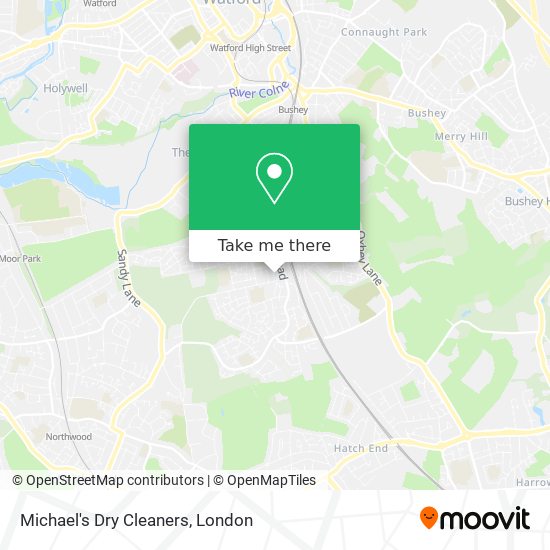 Michael's Dry Cleaners map