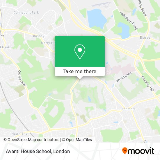Avanti House School map