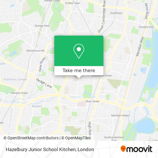 Hazelbury Junior School Kitchen map