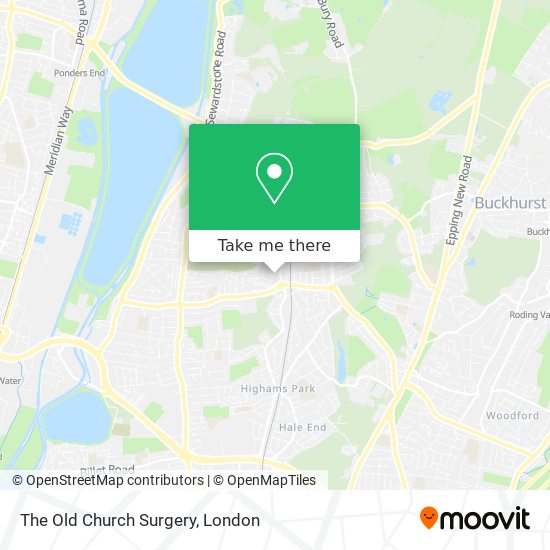 The Old Church Surgery map