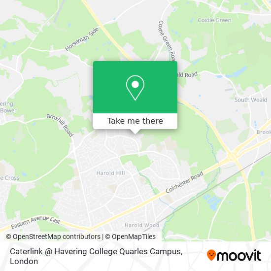 Caterlink @ Havering College Quarles Campus map
