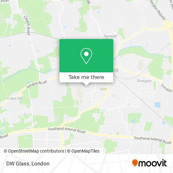 DW Glass map