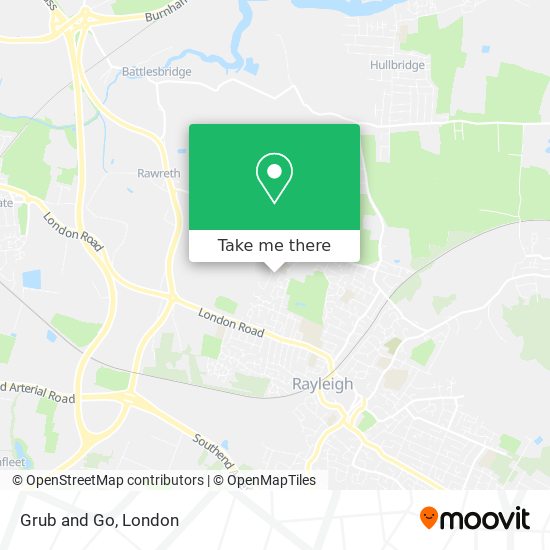 Grub and Go map