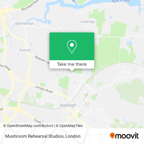 Mushroom Rehearsal Studios map
