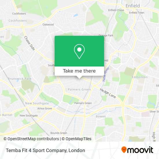 Temba Fit 4 Sport Company map
