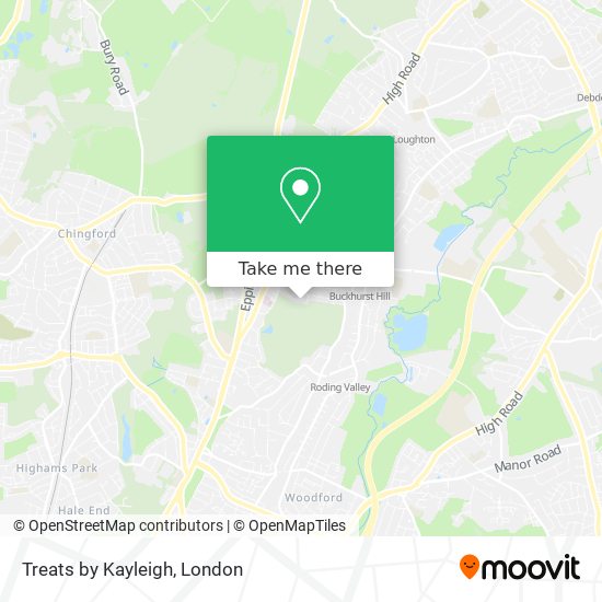 Treats by Kayleigh map
