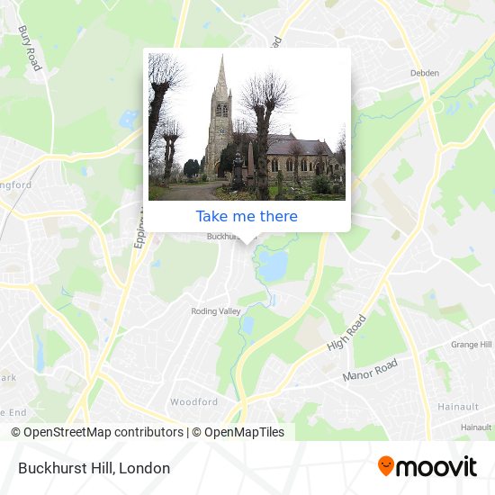 Buckhurst Hill map