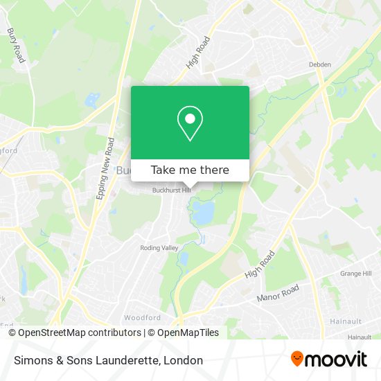 Simons & Sons Launderette map