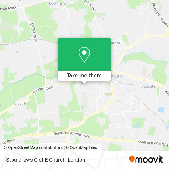 St Andrews C of E Church map