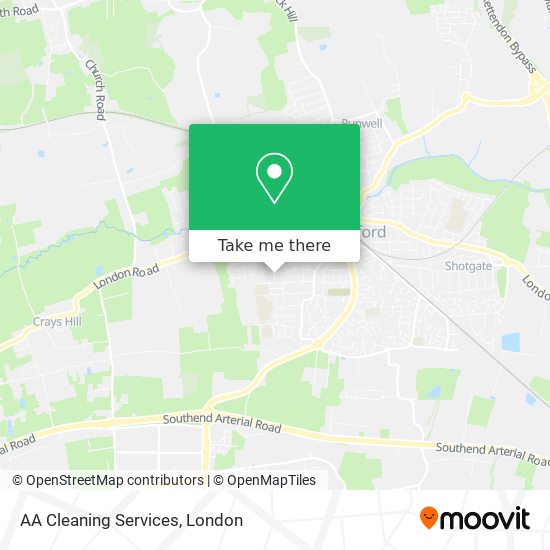 AA Cleaning Services map