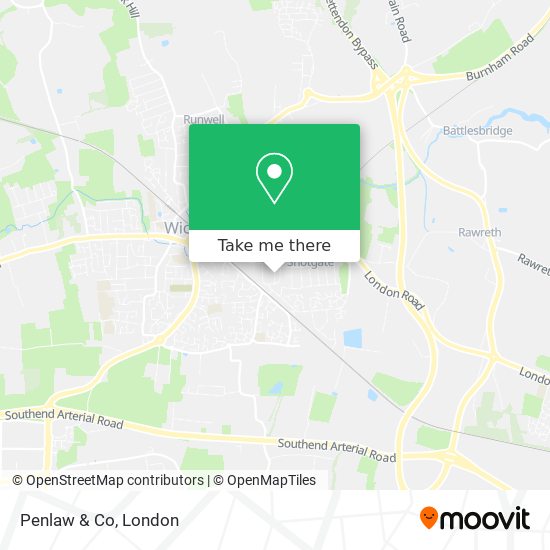 Penlaw & Co map