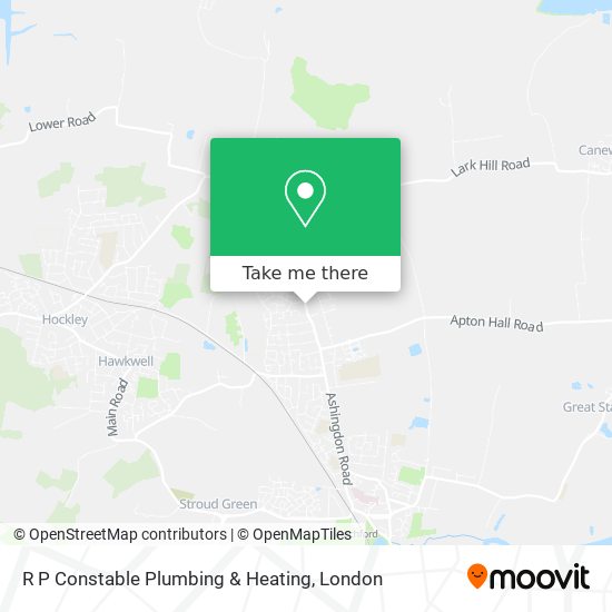R P Constable Plumbing & Heating map
