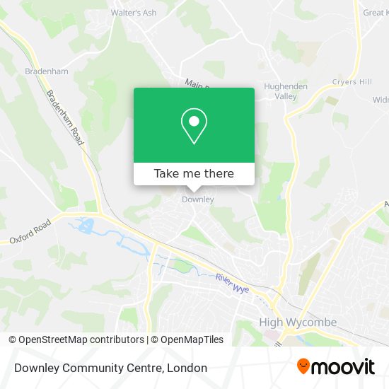 Downley Community Centre map