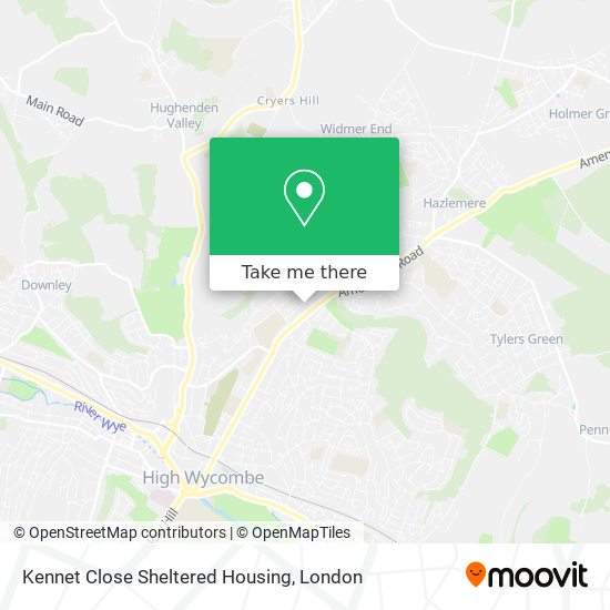 Kennet Close Sheltered Housing map