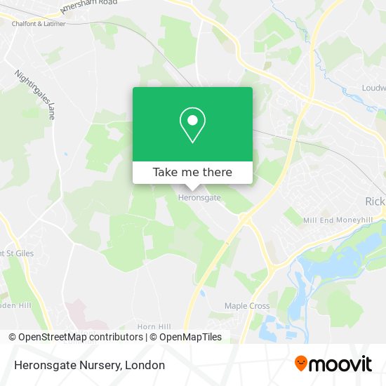 Heronsgate Nursery map