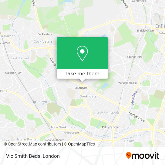 Vic Smith Beds map