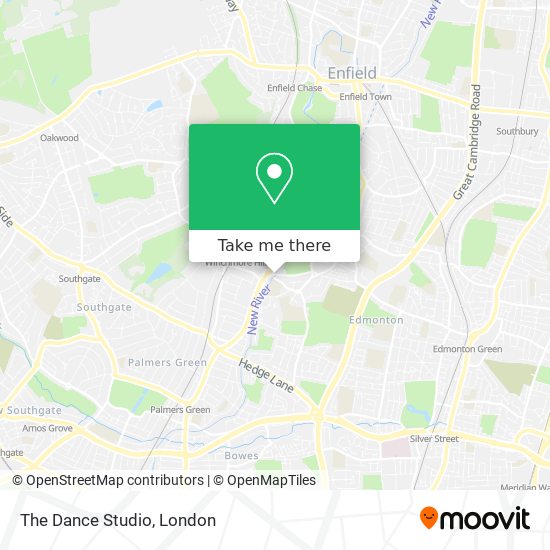 The Dance Studio map