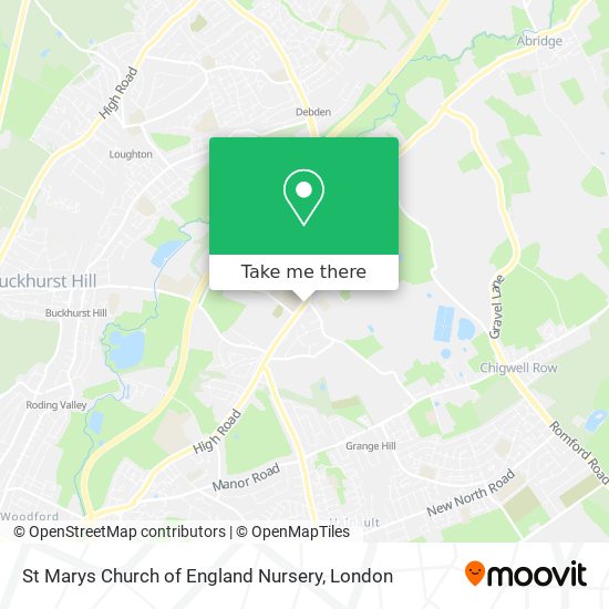 St Marys Church of England Nursery map
