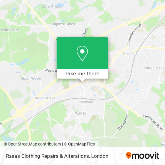 Rasa's Clothing Repairs & Alterations map