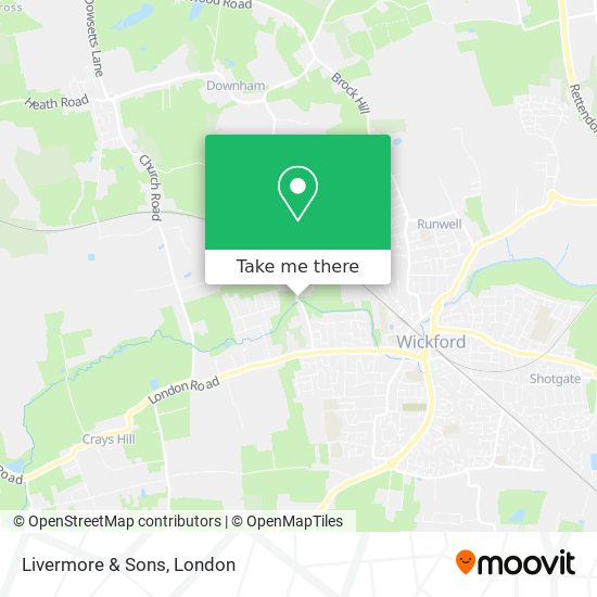 Livermore & Sons map