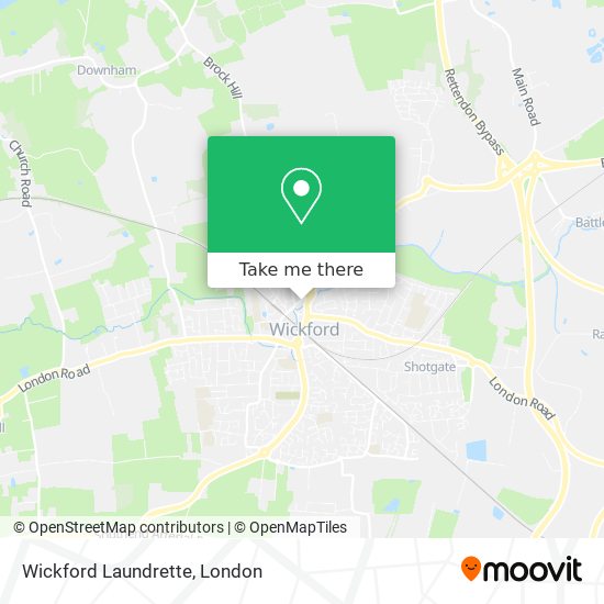 Wickford Laundrette map