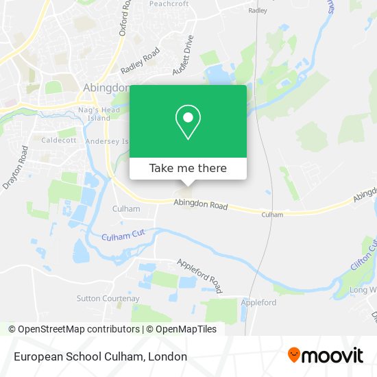 European School Culham map