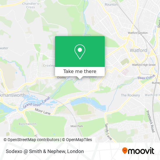 Sodexo @ Smith & Nephew map