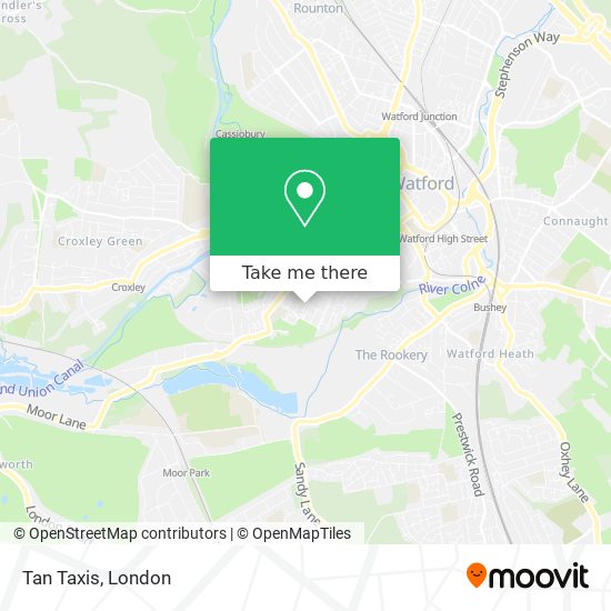 Tan Taxis map