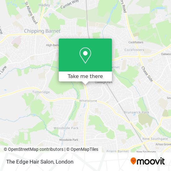 The Edge Hair Salon map