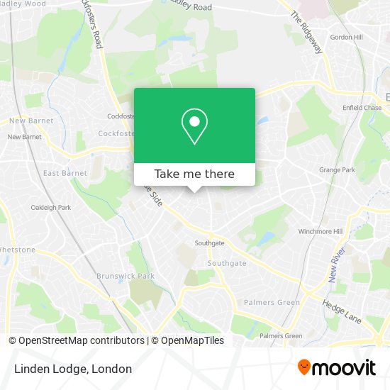 Linden Lodge map