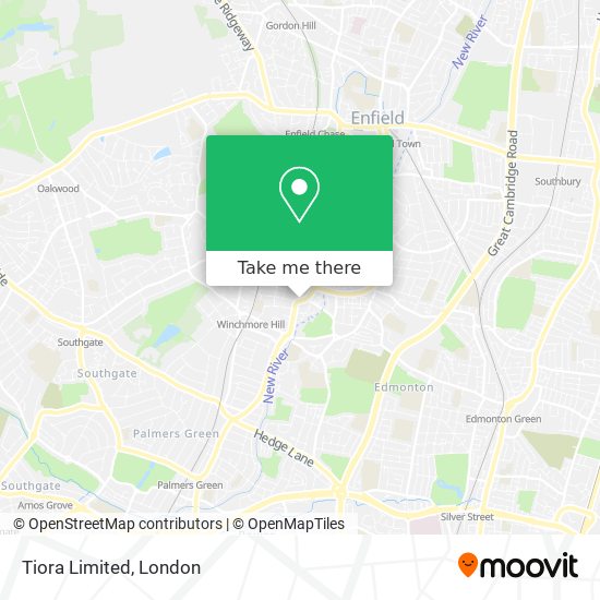 Tiora Limited map
