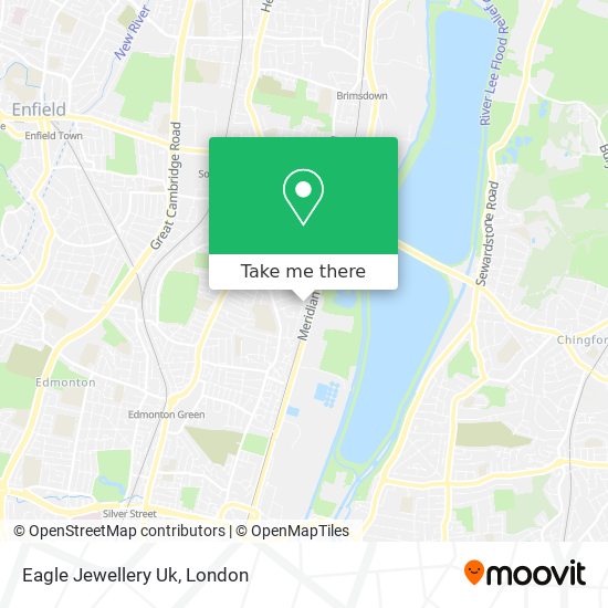 Eagle Jewellery Uk map