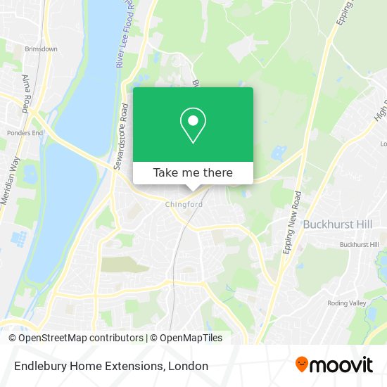 Endlebury Home Extensions map