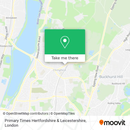 Primary Times Hertfordshire & Leicestershire map