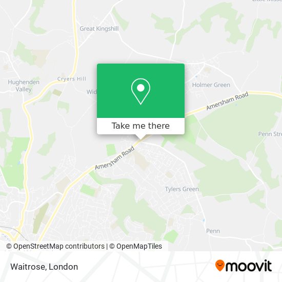 Waitrose map