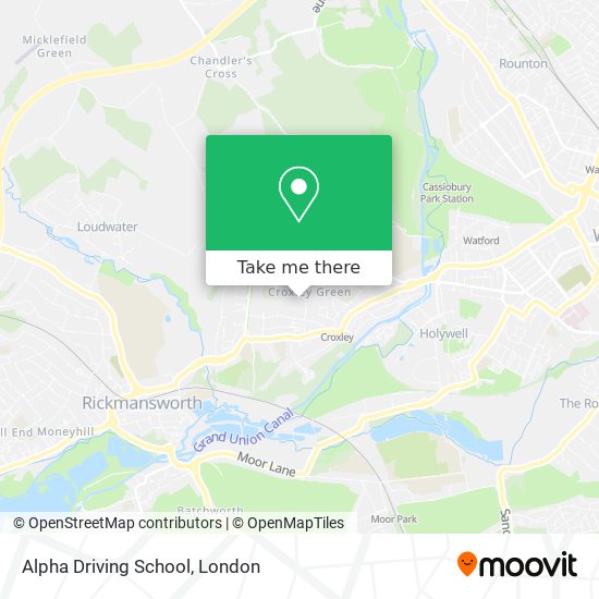 Alpha Driving School map