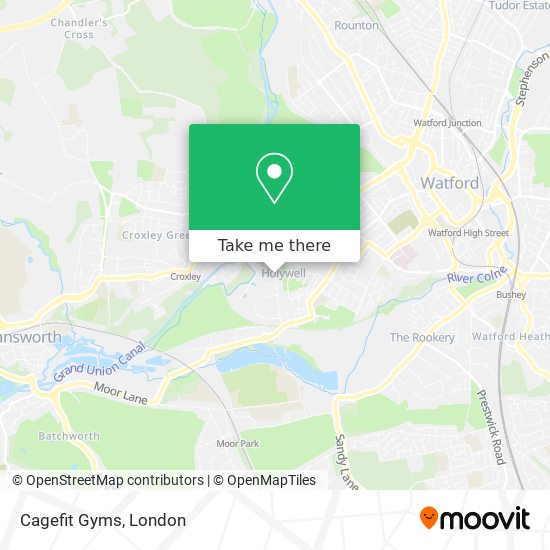 Cagefit Gyms map