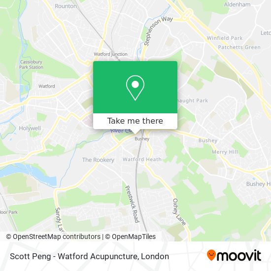 Scott Peng - Watford Acupuncture map