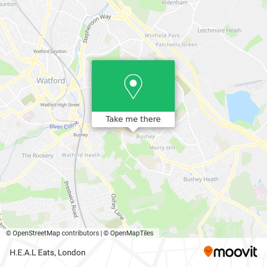 H.E.A.L Eats map