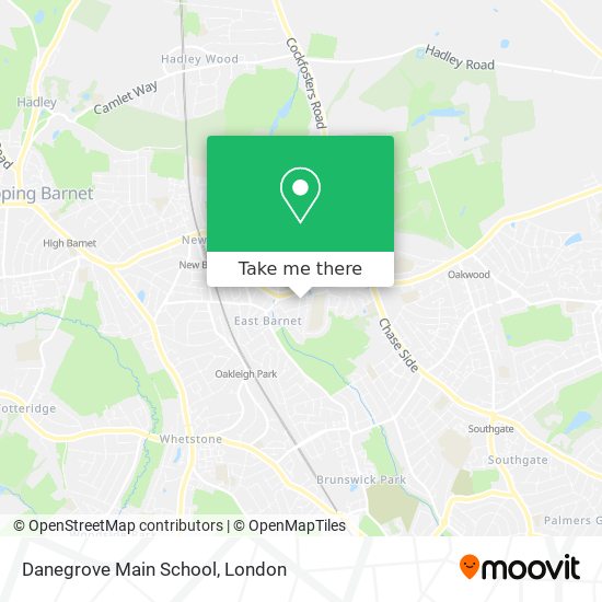 Danegrove Main School map